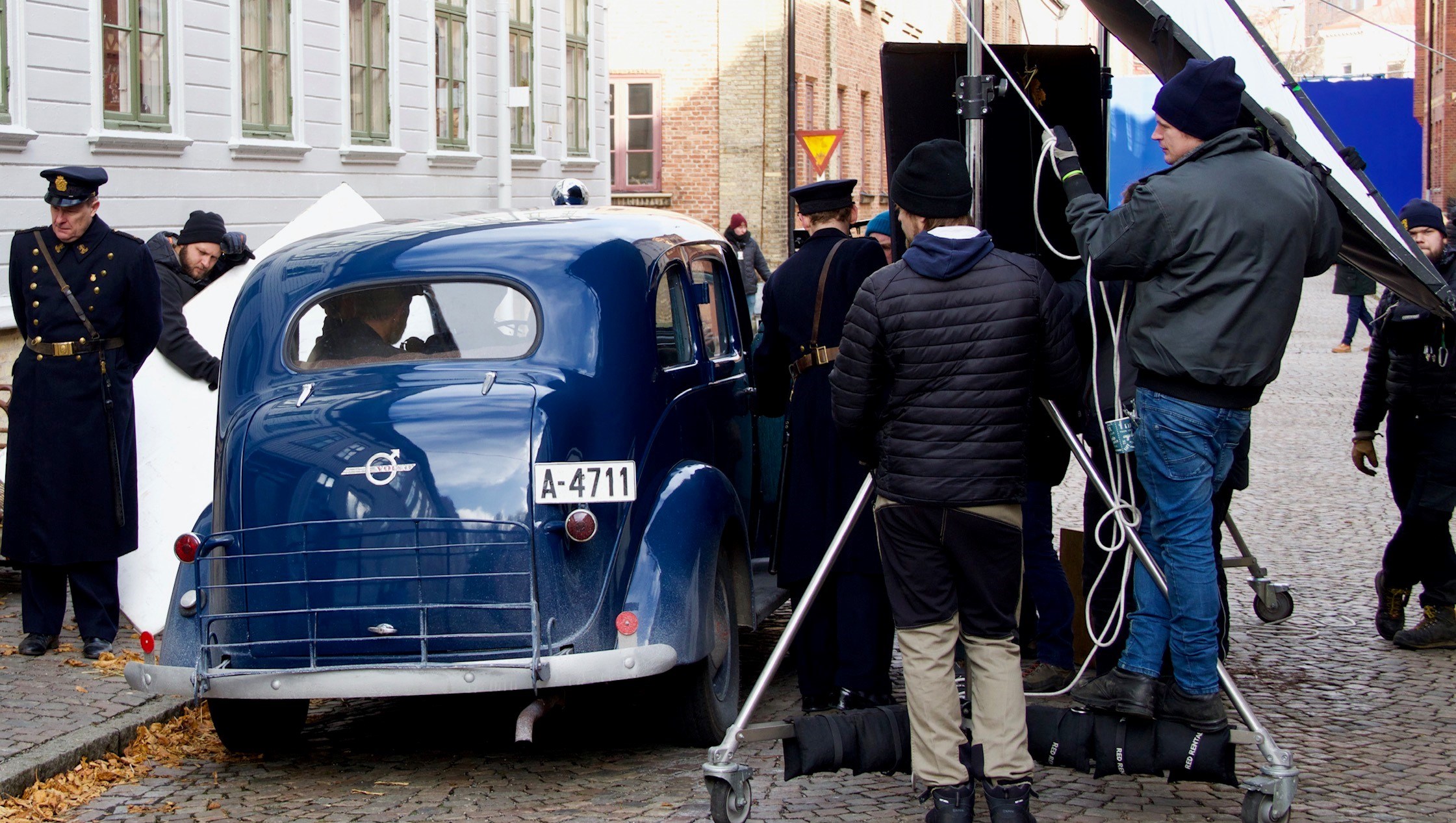 Bild på en filmproduktion.